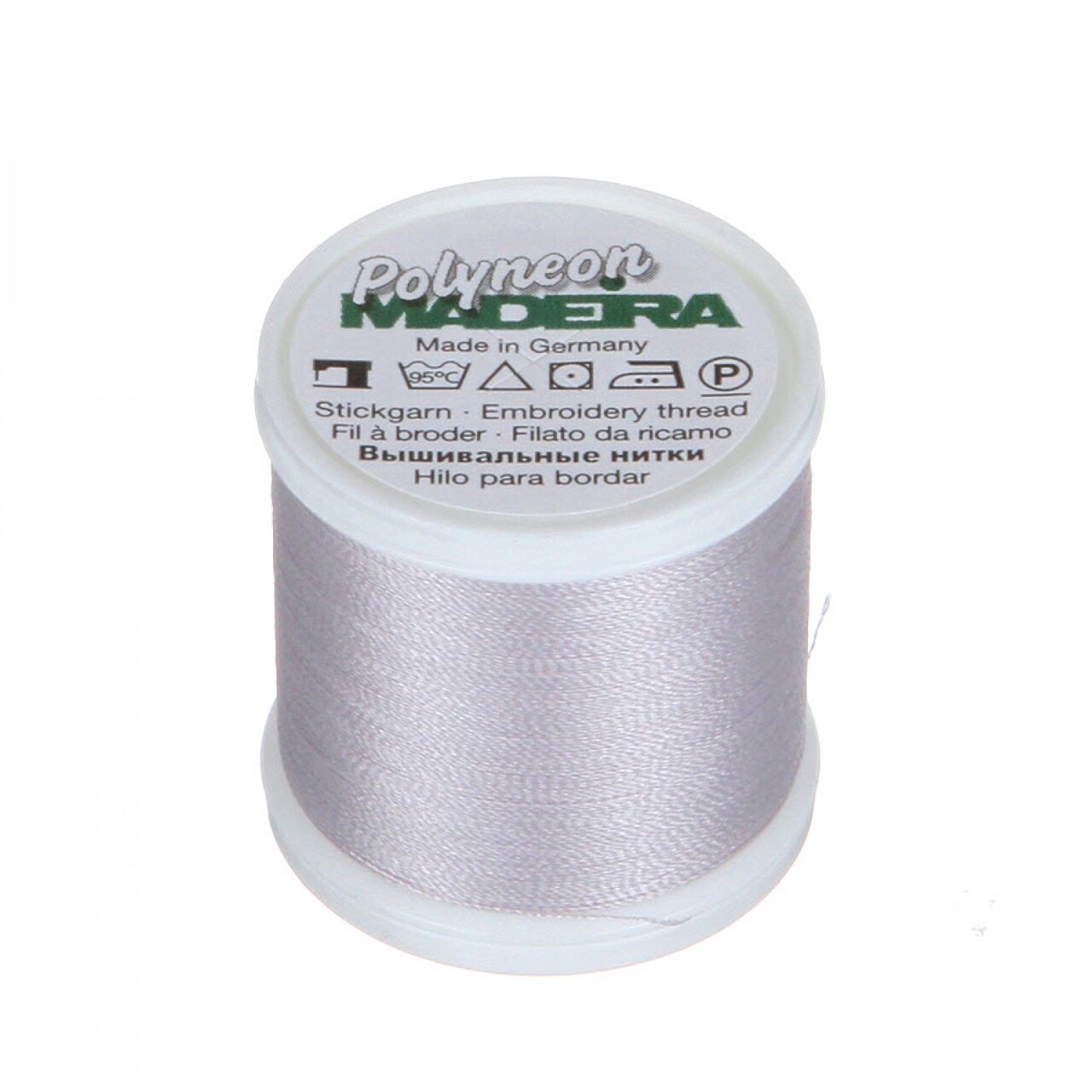 Polyneon Machine Embroidery Thread -- 440 yards spool -- Light Steel Gray Color -- Ref. # 1886 by Madeira®